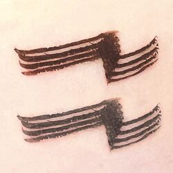 ダークブラウン+グレー/各1本