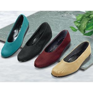 軽量撥水ソフトカラーパンプス