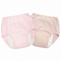 150cc対応 綿変わり織安心ショーツ2色組