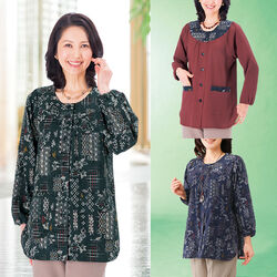 綿楊柳和柄スモック