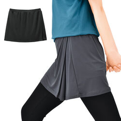 ヒップをカバーするアクティブスカート
