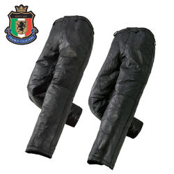 フランコ・コレツィオーニ 高級ラム革パッチワークパンツ