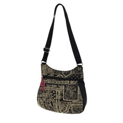 京都三昌 フロッキープリントバッグ