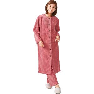 ふわふわ暖かロングパジャマ