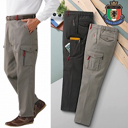 フランコ・コレツィオーニ 多機能カーゴパンツ2色組