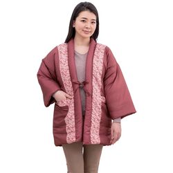 吸湿発熱わた入りあったか半天