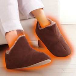 極暖 足が包まれるスリッパ