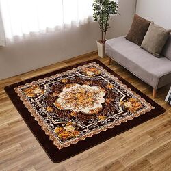 ホットカーペット対応あったかカービングラグ