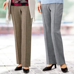 ツィード調トラベルパンツ