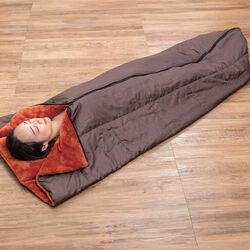 岩盤浴のような寝袋