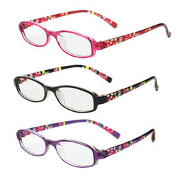 華やかなバラ柄シニアグラス