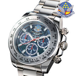 ブルーインパルス 電波ソーラークロノグラフウォッチ