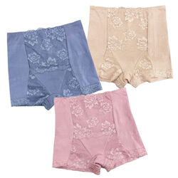 骨盤サポート一分丈ショーツガードル3色組