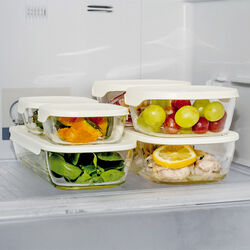 耐熱ガラスコンテナ 6個セット