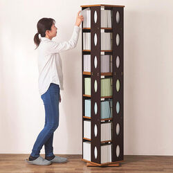 省スペース回転ラック7段