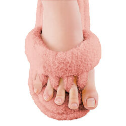 ふんわりパイルの低反発5本指スリッパ