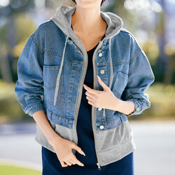 ドッキングデニムジャケット