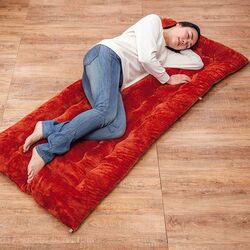 岩盤浴のようなごろ寝座布団