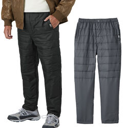 中わたキルトストレートパンツ