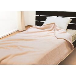 オーストラリア産ウール使用(毛羽部)やわらか洗える毛布