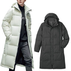 撥水ダウンロングコート