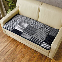 刺し子風ふかふかソファーパッド