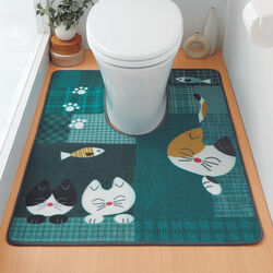 ジャンボ耳長トイレマット
