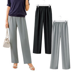 サイズ豊富！ドレープパンツ2色組