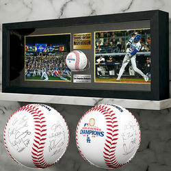 WS制覇記念ボール額装