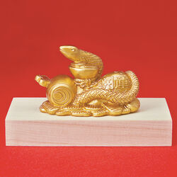 金運黄金縁起物 巳