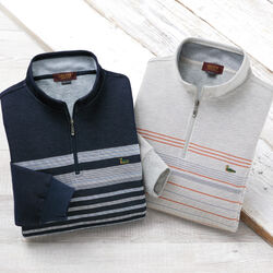 デコイパネルボーダートレーナー2色組