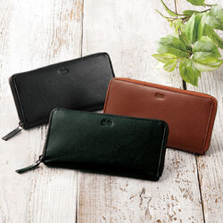 ディージェー・ホンダ 山羊革ラウンド財布