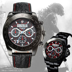 ゴジラ70周年記念電波ソーラークロノグラフ