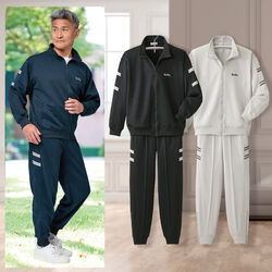 ロングシーズン着回せる反射材付ジャージスーツ