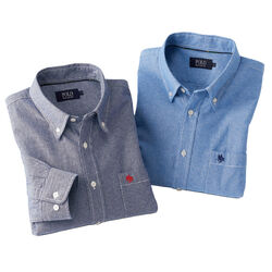 ポロ・ビーシーエス ボタンダウンダンガリーシャツ