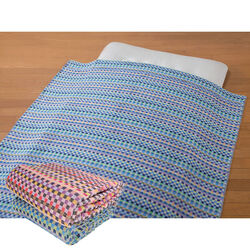 色柄おまかせ綿100％タオルケット 2枚組