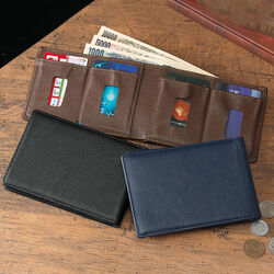 カードたっぷり驚きのスリム感！牛革コンパクト財布