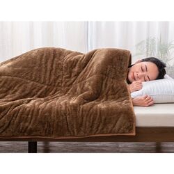 岩盤浴のような二層式毛布