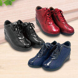 脱ぎ履きらくらくサイドファスナーシューズ