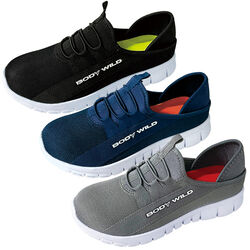 ボディ ワイルド 脱ぎ履きしやすい2WAYスポーツシューズ