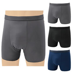 新 ちょい漏れ対応吸水消臭ボクサーパンツ3色組