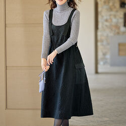 ふくれジャカードジャンパースカート