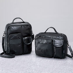 モッズ 羊革使いデザインバッグ