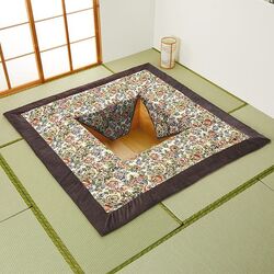 アルミ入りゴブラン織掘りごたつ用ラグ