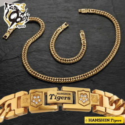 阪神タイガース創設90周年記念 天然ダイヤ10石入りアクセ