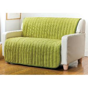 ワッフル織中掛けソファーカバー
