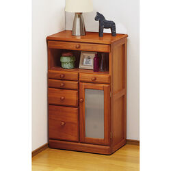 桐製たっぷり収納キャビネット