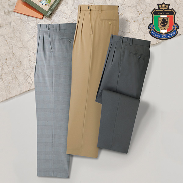 フランコ・コレツィオーニ 銀座高級クラブの女性が選ぶ紳士スラックス3色組