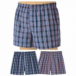 タナテックスMGU 抗菌・防臭加工 色・柄おまかせ安心トランクス 2枚組