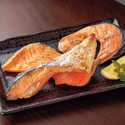 鳥取県産銀鮭 カマ 2袋セット